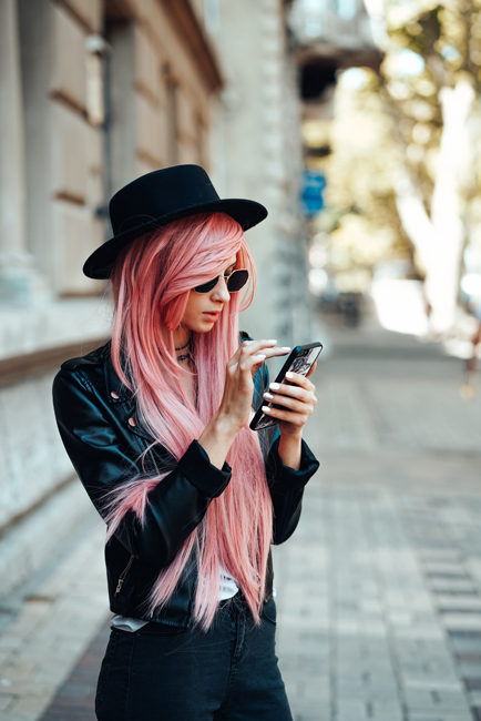 Girl with Phone